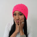 Pink Spiked Beanie